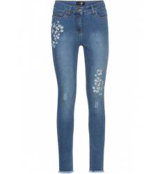 джинсы bonprix Джинсы с цветочной вышивкой