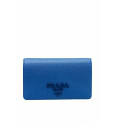 сумка Prada Сумка-кошелек из синей сафьяновой кожи