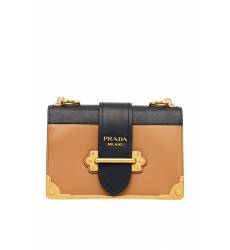 сумка Prada Комбинированная сумка из кожи Cahier