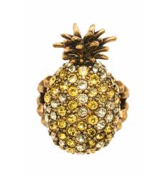кольцо Gucci Кольцо с кристаллами Pineapple