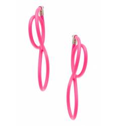 серьги Balenciaga Розовые серьги Elastic Magnet
