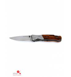 Нож складной, 90 мм STINGER, цвет коричневый 42898581