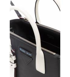 сумка Prada Черная кожаная сумка Concept