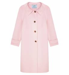 пальто Prada Розовое пальто из шерсти