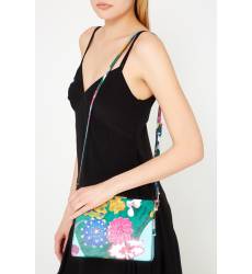 сумка Prada Кожаная сумка с цветочным принтом Light Frame