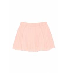 Короткая розовая юбка-плиссе Короткая розовая юбка-плиссе