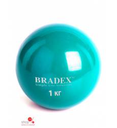 Медбол, 1 кг Bradex, цвет зеленый 42905393