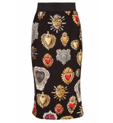 юбка Dolce&Gabbana Юбка-миди с принтом