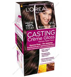LOreal Paris Краска для волос Casting Creme Gloss, оттенок 515, Морозный шоколад, 254 мл LOreal Paris Краска для волос Casting Creme Glos