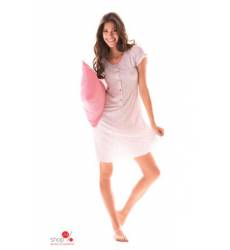 Ночная сорочка Pretty Cheek by Lisca, цвет белый, розовый 42963137