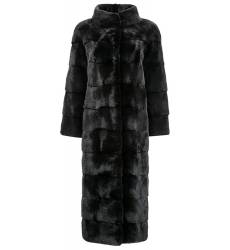 Длинное пальто из аукционного меха норки BLACKGLAMA 324122000-c