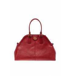 сумка Gucci Красная кожаная сумка-саквояж Re(Belle)