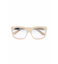очки Gucci Белые очки с полупрозрачными линзами Elton John