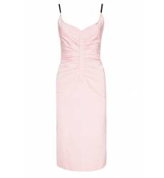 платье No.21 Розовое платье с драпировками