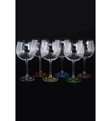 Набор бокалов для вина 6 шт. Crystalite Bohemia 8 марта женщинам