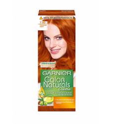 Краска для волос Garnier Color Naturals, оттенок 7.40, Пленительный медный,