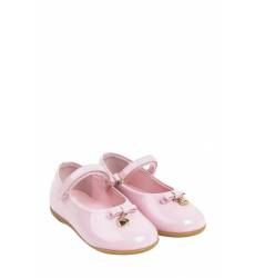 Розовые лакированные туфли с бантом Розовые лакированные туфли с бантом