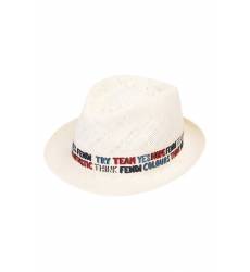Белая шляпа с лентой Белая шляпа с лентой