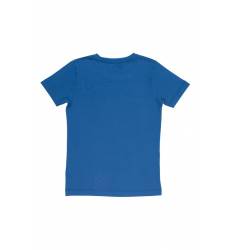 Хлопковая синяя футболка Хлопковая синяя футболка