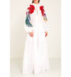 длинное платье Stella Jean Длинное платье с цветочным принтом