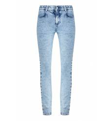 джинсы Stella McCartney Голубые «вареные» джинсы-скинни