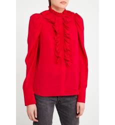 блузка Stella McCartney Шелковая блузка с оборками