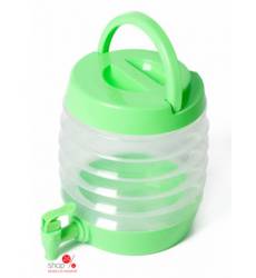 Емкость для напитков с дозатором, складная, 3,5 л Bradex, цвет зеленый 43061098
