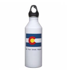 Бутылка для воды Mizu M8 800ml Colorado Flag Glossy White Бутылка Для Воды  M8