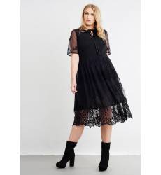 Платье LOST INK PLUS SKATER DRESS IN EMBROIDERY WITH TIE