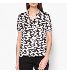 Рубашка с короткими рукавами и рисунком кошка GALIERA 43099972