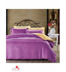 Комплект постельного белья, 1,5-спальный IRIS, цвет сиреневый, молочный 43100919