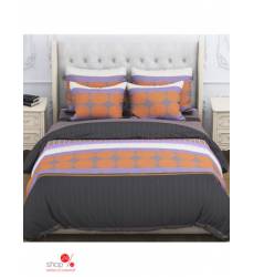 Комплект постельного белья, 1,5-спальный Amore Mio, цвет коричневы, оранжевый 43100925