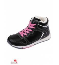 Ботинки S’COOL! для девочки, цвет черный, розовый 43100950