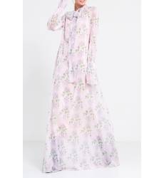 длинное платье A La Russe Шифоновое платье с цветочным принтом