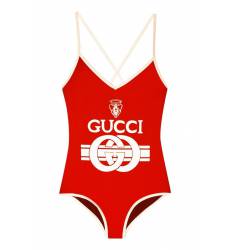бикини Gucci Красный купальник с логотипом