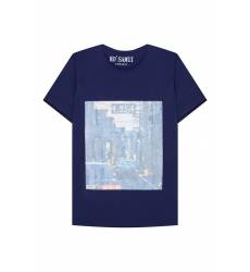 футболка KO SAMUI Синяя футболка с принтом City Car