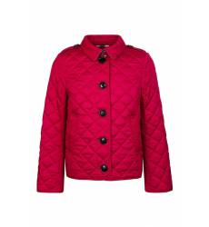 куртка Burberry Children Розовая стеганая куртка