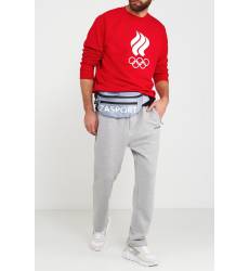 свитшот ZASPORT Красный свитшот с олимпийской символикой