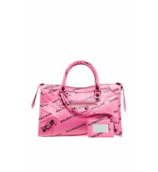 сумка Balenciaga Розовая кожаная сумка Classic City S