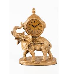 Часы настольные Слоны Русские подарки Часы настольные Слоны