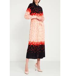 миди-платье Prada Цветное платье с принтом