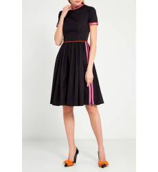 мини-платье Prada Платье-миди с контрастной отделкой