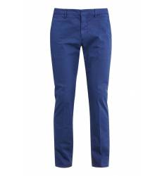 брюки Dondup Синие хлопковые брюки