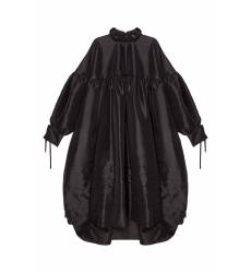 платье Cecilie Bahnsen Черное драпированное платье