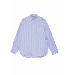 блузка Balenciaga Хлопковая рубашка в полоску