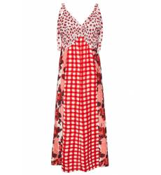 миди-платье Marni Комбинированное платье в стиле пэчворк