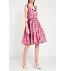 мини-платье Prada Розовое платье с цветочным принтом