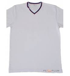 футболка Tillo Однотонная футболка Белый триколор